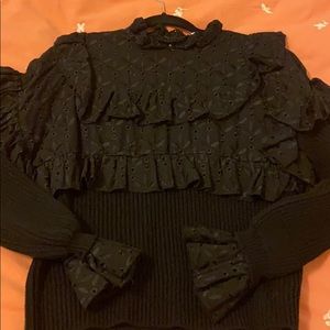 Zara lace sweater